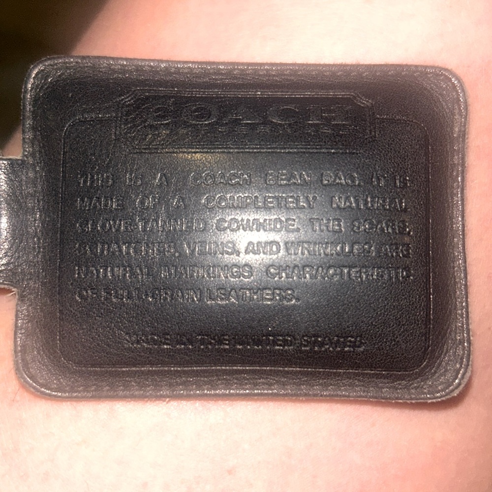 Coach Bean Bag Key Fob Key Ring